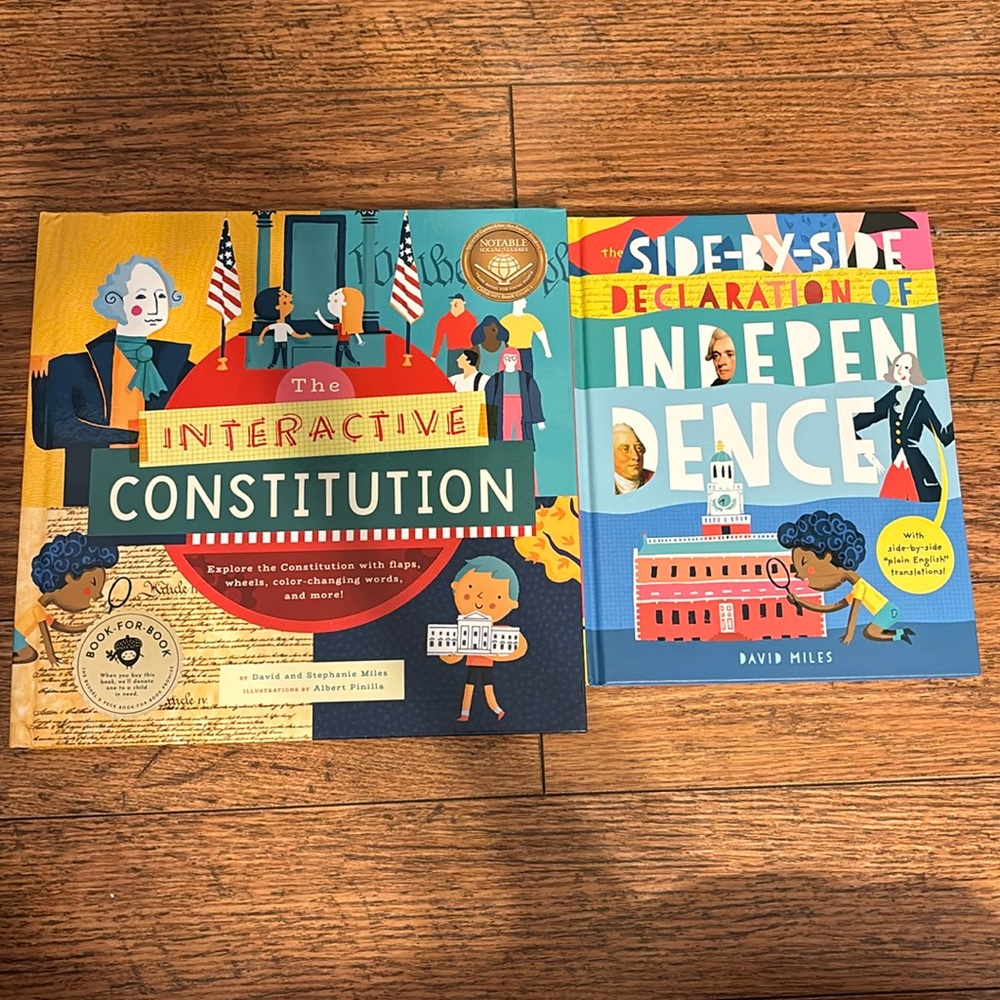 Constitution and Declaration of Independence books for kids